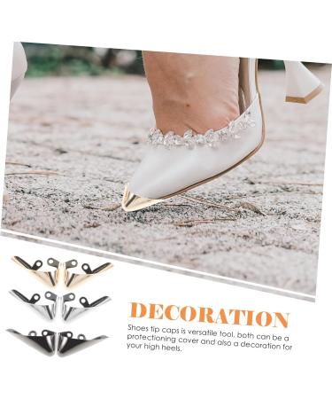 Holibanna 3 Pairs High Heel Tips & Toe Covers | Durable Boot & Shoe Protectors for Pointed Shoes - Buy Online on GoSupps.com