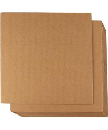 24 Pack Thick Corrugated Cardboard Sheets  Bulk Flat 12x12 Square Inserts for Packing  Mailing  DIY Crafts - Buy Online on GoSupps.com