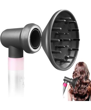 XFLYP Diffuser and Adaptor for Dyson Airwrap Styler Turn Airwrap Styler into a Hair Dryer for Dyson Diffuser Attachment HS01 HS03 HS05 Adapter Diffuser+adaptor