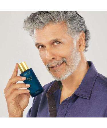 BLU Luxury Man Eau De Parfum Perfume for Men with Lemon Apple Musk|Fresh Refreshing Energising Long Lasting EDP Fragrance Scent 100Ml 3.38 Floz. - Buy Online on GoSupps.com