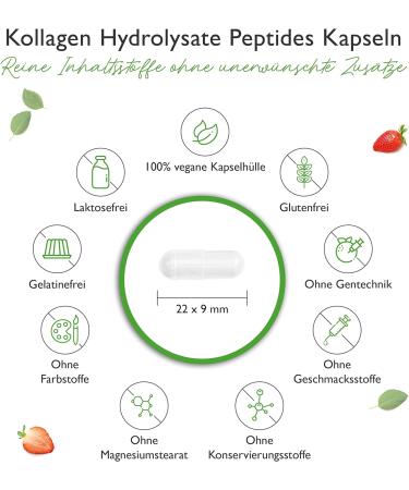 Premium Collagen Capsules - 240 Count 1500mg Daily Dose - 100% Hydrolyzed Cattle Peptides - Lab Tested - Fast International Shipping - Buy Online on GoSupps.com