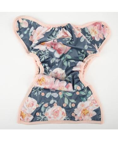 Rose One Size Cloth Diaper Cover Snap with Double Gusset - 1 Count - Buy Online on GoSupps.com