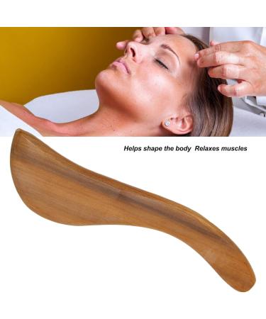Ergonomic Wooden S-Shape Charging Board | Portable Guasha Tool for Muscle Relaxation at Home | Fragrant Wood Design - Buy Online on GoSupps.com
