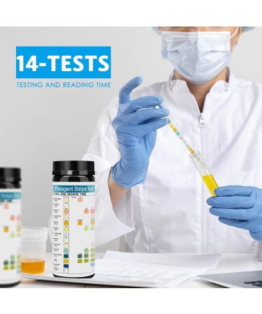 14 Parameter Urine Test Strips for Urinalysis - 100 Count - Buy Online on GoSupps.com