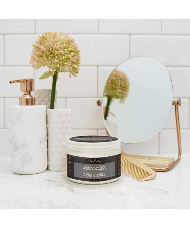 SheaMoisture African Black Soap Bamboo Charcoal Masque - Purification Hair Treatment 12oz | International Shipping Available - Buy Online on GoSupps.com
