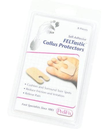PediFix Felt Callus Protectors - 8-Count (Pack of 2) | Foot Care Solutions - Buy Online on GoSupps.com