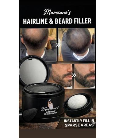 Marciano's Poudre Densifiante pour Cheveux Waterproof Poudre Racine Hairline avec Miroir Int gr et ponge Applicateur Dark - Buy Online on GoSupps.com