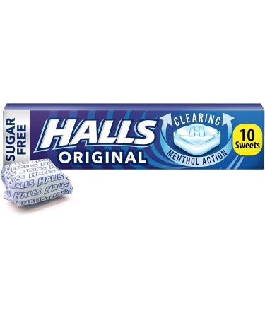 Halls Original Menthol Action Sugar Free 32g X10 Pack - Buy Online on GoSupps.com