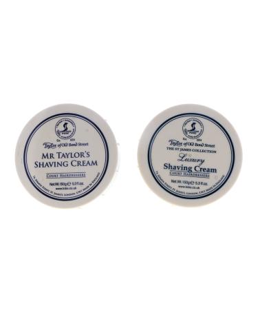 Taylor of Old Bond Street Shave Cream - 2 Pack Mr Taylor and St James 5.3 0z