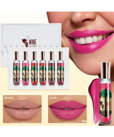 Shop 6 Liquid Lipstick Makeup Set - Long Wear Moisturizing Matte & Gloss - Ideal Gift for Girls & Women - Buy Online on GoSupps.com