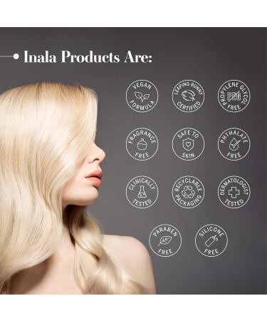 Inala Reset Rinse | Weekly Scalp & Hair Treatment | Removes Build-up for Hair Loss Prevention | 100% Pure Rice Water Extract - Improves Hair Health | for All Hair Types 6.7 Fl Oz - Buy Online on GoSupps.com