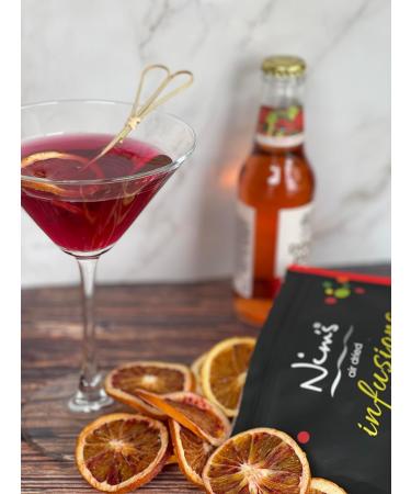 Nim's Air Dried Cocktail Dring Garnish Slices Vegan Vegetarian Healthy (Blood Orange) - Buy Online on GoSupps.com