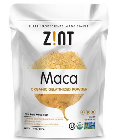 Zint Maca Organic Gelatinized Powder 8 oz (227 g)