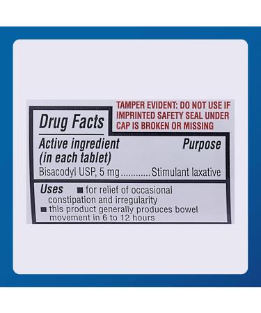 MAJOR Bisacodyl 5 mg - Comfort Coated Stimulant Laxative for Gentle Dependable Constipation Relief - 1000 Tablets (1 Pack) - Buy Online on GoSupps.com