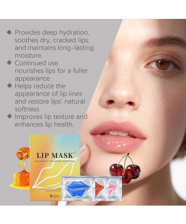 Hengxuan Deeply nourishing hydrating lip mask hydrating treatment for soft smooth lips exfoliates dead skin cells reduces fine lines and dryness 1 - Buy Online on GoSupps.com