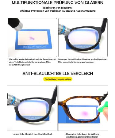 KOOSUFA Anti-Blue Light Reading Glasses - Retro Round Nerd Glasses for Men & Women - Spring Hinges Full Rim Strength 0.0 to 3.0 - Stylish & Anti-Fatigue Vision Aids - Buy Online on GoSupps.com