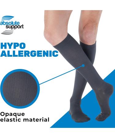 Shop ABSOLUTE SUPPORT Sheer Compression Stockings for Women 15-20mmHg - DE-A101 XXL Black | International Shipping Available - Buy Online on GoSupps.com