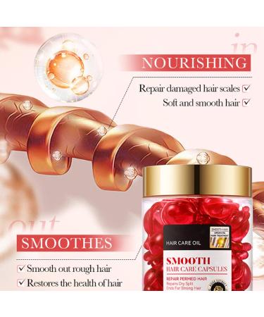 11 Hair Treatment Serum Hair Care Capsules Hair Oil Serum 30 Pcs Hair Care Capsules Moisturizing AntiFrizz Hair Repair Serum with Essential Oils - Buy Online on GoSupps.com