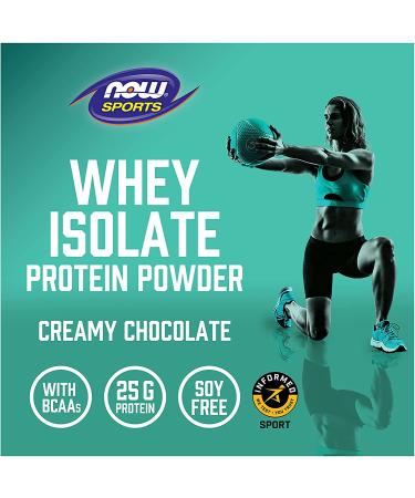 Now Foods Sports Whey Protein Isolate - Creamy Chocolate 1.8 lbs - High Protein Supplement - Buy Online on GoSupps.com