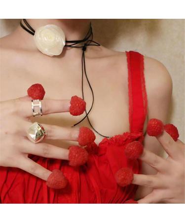 Oralgos Trendy Flower Necklace - Elegant Adjustable Rope Jewelry for Women | Fashionable Rose Statement Accessory - Buy Online on GoSupps.com