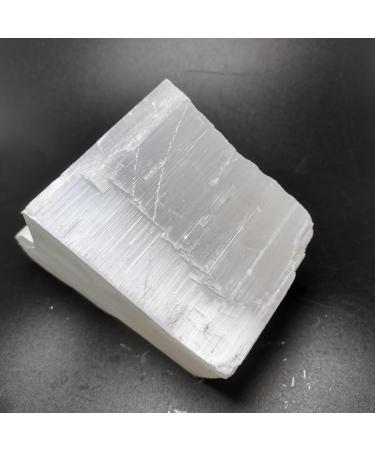 Natural Crystal Rough Natural White Selenite Crystal Gypsum Stone Specimen (Color : 500g) - Buy Online on GoSupps.com
