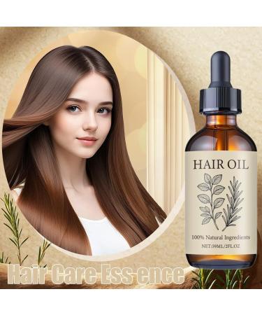 Lightweight Hair Oil 59ml Healthy Hair Care Oil Strengthening Natural AntiFrizz Split Ends Hair Scalp Repairing Moisturizer For Men Women Home Travel - Buy Online on GoSupps.com