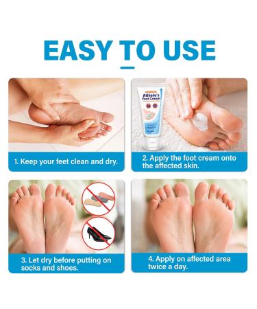 ItecFreely Athletes Foot Cream - Fast & Effective Treatment with Natural Ingredients - Buy Online on GoSupps.com