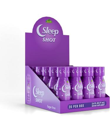 ALFA VITAMINS Sleep Shot Contains 10 MG of Melatonin, Vitamin B6, L-Theanine for Healthy Sleep & Night time Routine- 2.4oz Shot Bottle - 80 Pack - Buy Online on GoSupps.com
