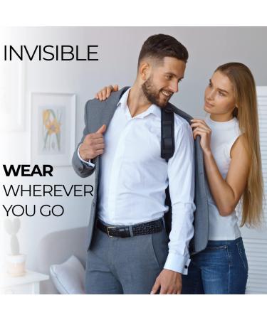Adjustable Posture Corrector for Women & Men - Figure 8 Clavicle Brace - Black APC-009 - Buy Online on GoSupps.com