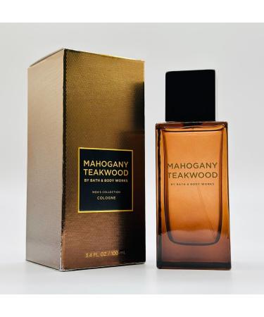 Mahogany Teakwood Bath Cologne Body Spray 3.4 fl oz