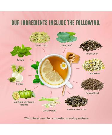 30 Day Detox Tea for Men & Women - All-Natural Herbal Teatox for Energy Digestion & Immune Support | Keto Vegan Non-GMO - Buy Online on GoSupps.com