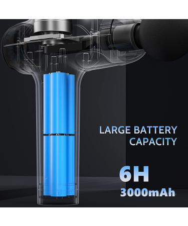 Cotsoco Massage Gun - Deep Tissue Percussion Massager for Athletes - Cordless & Rechargeable - 10 Heads Included - M7 Black - Buy Online on GoSupps.com