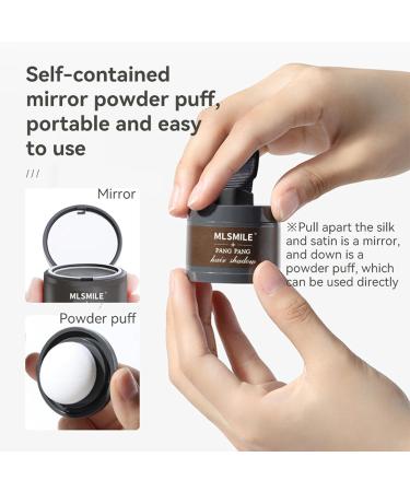 Root Touch Up Powder Hairline Powder Instant Hair Loss Concealer Hair Powder for Thinning Hair Hair Powder Women Windproof & Sweatproof Hair Root Concealer (Black) - Buy Online on GoSupps.com