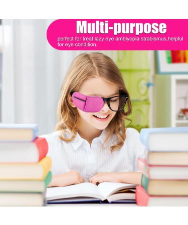 Buy 6pcs Large Reusable Eye Patches - Non-Woven Glasses for Amblyopia & Strabismus (Pink) - Adults & Kids | International Shipping Available - Buy Online on GoSupps.com