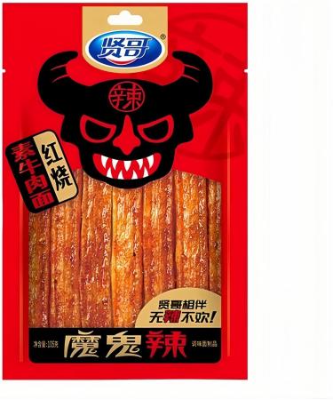 MKSDDF-105g latiao spicy chinese snacks gluten spicy spicy sticks vegetarian latio snacks (Straccetti di manzo s - Buy Online on GoSupps.com