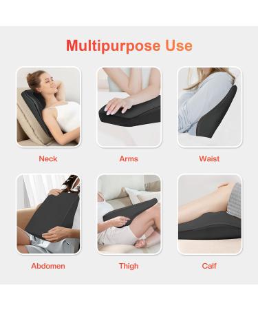 Comfier Neck Massager with Warmth & 4D Kneading Heads - Shiatsu Massage Device for Shoulders Back & Legs - Perfect Gifts for Men - Buy Online on GoSupps.com