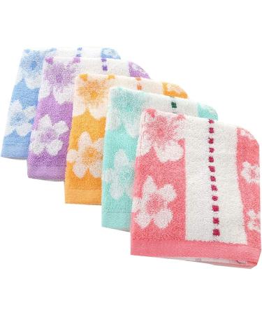 YSN 10 Piece Fluffy Terry Wash Cloth Set - Eco-Friendly Face Towels Wash Gloves & Soap Rags - Perfect for Spa & Everyday Use - Buy Online on GoSupps.com