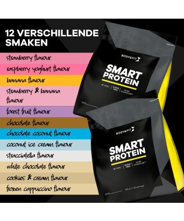 Body Fit Body & Fit Smart Protein Protein Powder Protein Shake for Weight Loss 1000 grams Stracciatella - Buy Online on GoSupps.com