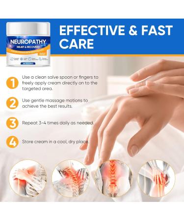 Neuropathy Cream Soothing Topical Formula Nerve Relief Cream for Foot Hands Legs Toes and Back - Buy Online on GoSupps.com
