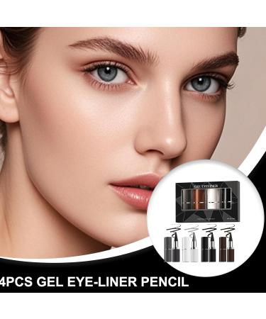 Crayon doublure pour les yeux crayon doublure pour les yeux imperm able Liner il liquide tanche 4 couleurs des filles portables cosm tiques maquillage facile appliquer pour la vie quotid - Buy Online on GoSupps.com
