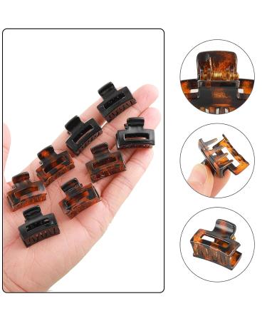 Wllhyf 12-Pack Mini Hair Clips - Durable Non-Slip 90s Accessories for Women & Girls - Perfect for Thin & Thick Curly Hair - Multi-Color Shiny Black & Brown - Buy Online on GoSupps.com