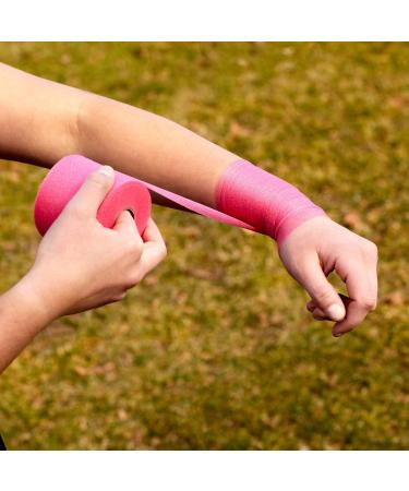 Green Sky Athletic Foam Underwrap - 4 Rolls Pink for Hair Ankles & Sports | International Shipping - Buy Online on GoSupps.com
