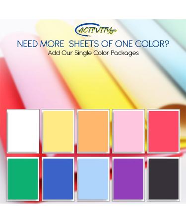 EVA Foam Sheets 9x12 Inch 2mm Thick - 10 Colorful Sheets for Arts and Crafts by ACTIVITYya - Buy Online on GoSupps.com