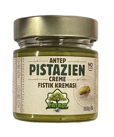Natural Pistachio Cream with Premium Pistachio 200 gr - Rich taste and spreadable texture - Ideal for breakfast and desserts