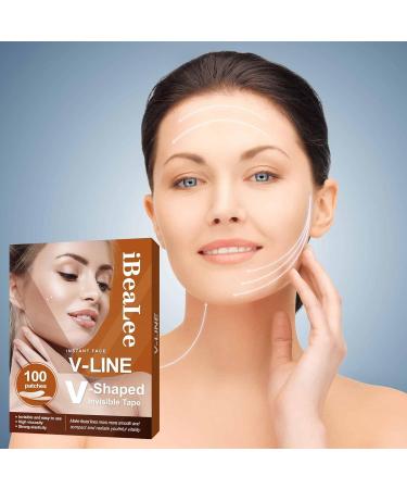 Sollee Face Lift Tape Invisible | Face Lifting Tape Breathable Ultra-thin Invisible High Elasticity V Shaped Instant Face Lift Sticker Secret Make Up Stickers for Reducing Double Chin - Buy Online on GoSupps.com