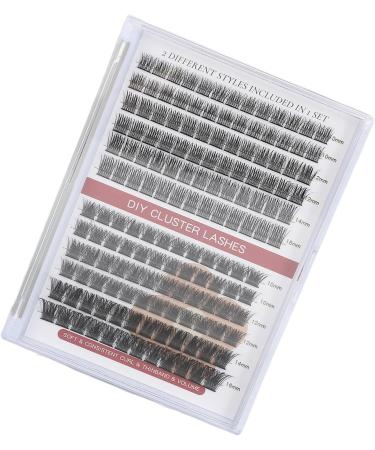 DIY Cluster Lashes Portable Lightweight Individual Lashes Cluster Various Styles for Lashes Extensions for Traveling (A with B (150 Cluster)) - Buy Online on GoSupps.com