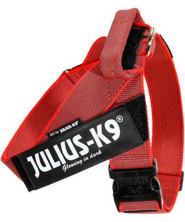Julius-K9 Red-Grey Belt Harness L/1 | High-Quality Pet Gear for International Shipping - Buy Online on GoSupps.com