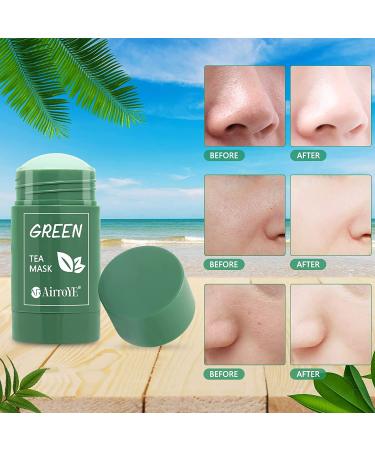 Green Tea Stick Mask - Natural Deep Cleansing & Hydrating Formula for All Skin Types - Buy Online on GoSupps.com