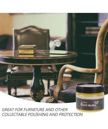 Buy Hemobllo Beeswax Furniture Polish - Natural Wood Conditioner & Floor Wax for a Shine - Eco-Friendly & Effective Beeswax Formula - Buy Online on GoSupps.com