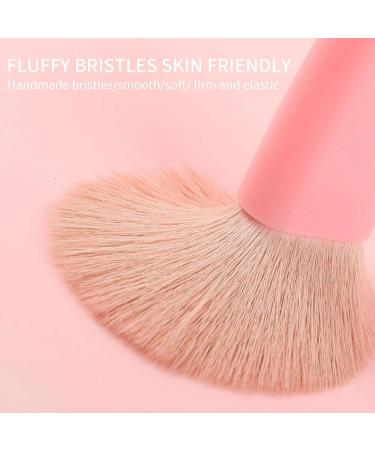 Double Ended Makeup Brush 4 in 1 Retractable Travel Cosmetic Brush Precision Makeup Sponge for Powder Eyeshadow Portable Cosmetics Tools for Daily Life Pink - Buy Online on GoSupps.com